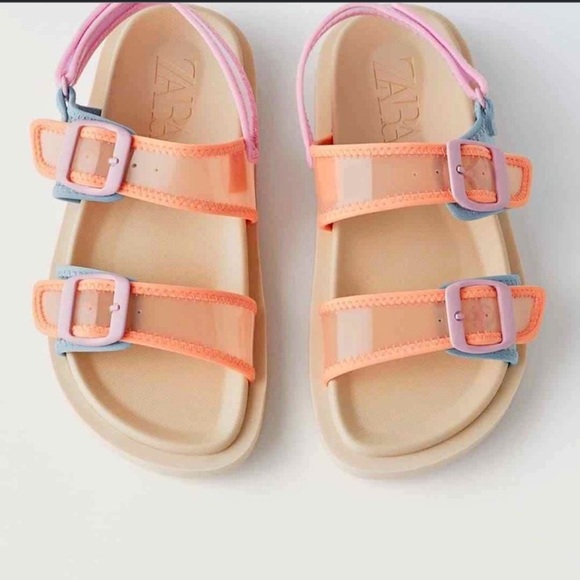 Zara Other - Zara Kids Sandals - Pink and Orange